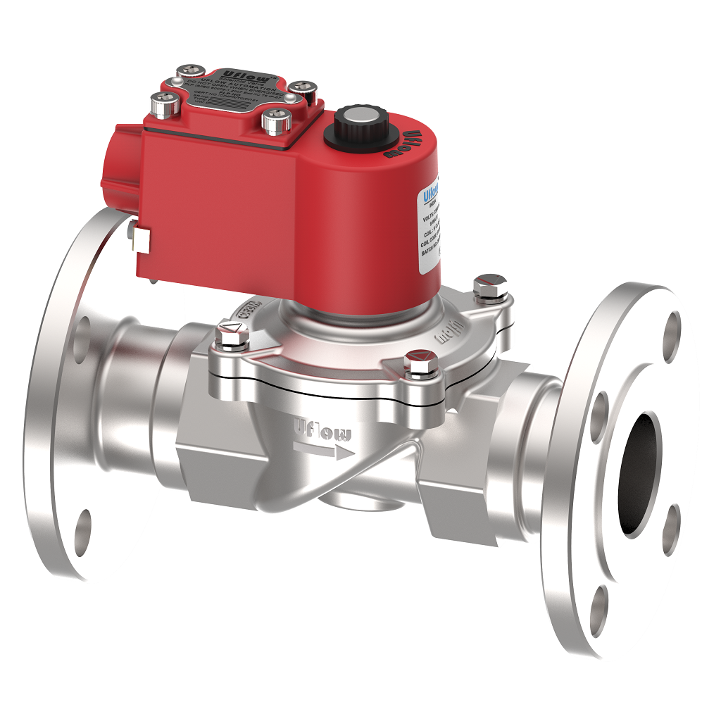 Flange end, Semi-lift Solenoid Valve