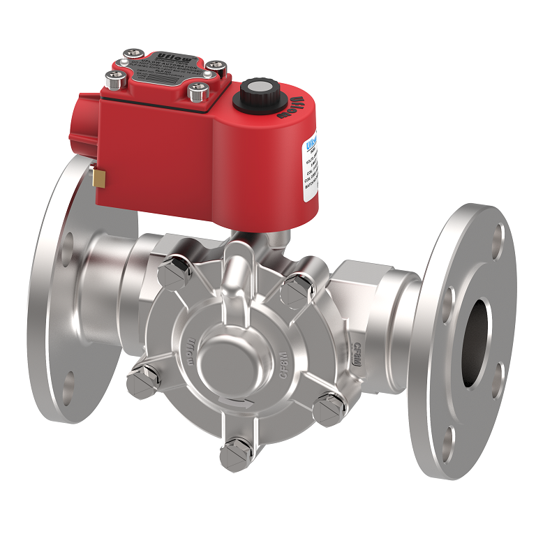 Flange end Diaphragm Type Solenoid Valve (NC/NO)